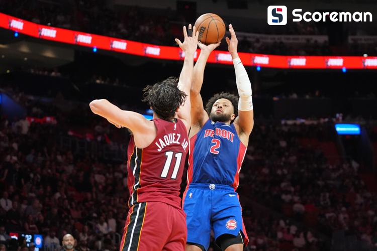 NBA 디트로이트, 마이애미에 패배하며 4연패 부진...동부 1위 위태롭다